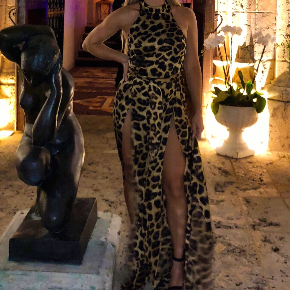 Leopard romper